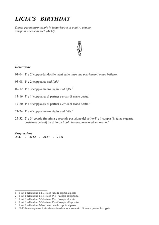 Licia's birthday ITA